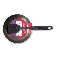 Frigideira Multiflon Gourmet 22cm com Espátula Antiaderente Cinza - 2