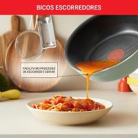 Panela Wok Tefal One Pick Pot 22cm Alumínio Antiaderente Indução Tampa Vidro Verde - 8