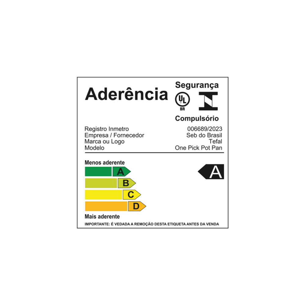 Panela Wok Tefal One Pick Pot 22cm Alumínio Antiaderente Indução Tampa Vidro Preto - 16