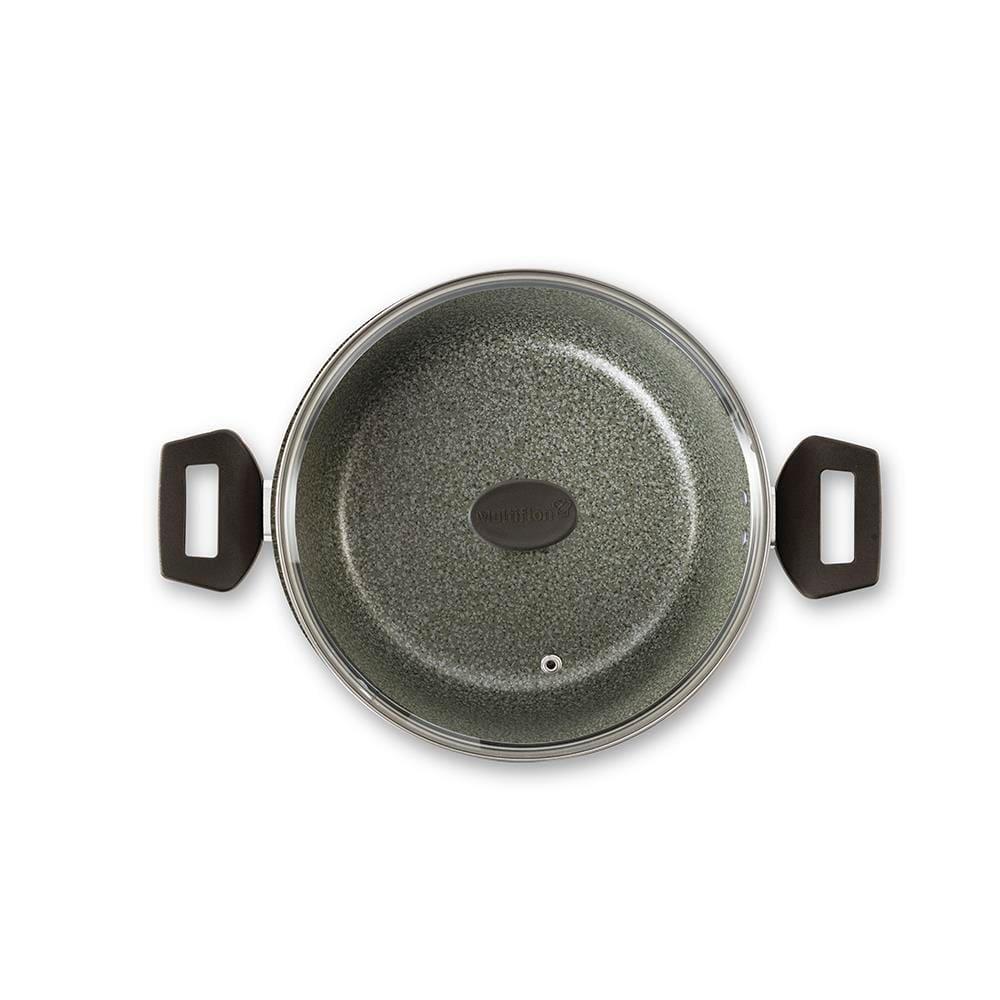 Caçarola Multiflon Ekó 20 cm Antiaderente Tampa Vidro Verde - 3