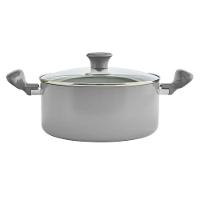 Conjunto de Panelas Tefal Recycled Ceramic 10 Peças Cinza Antiaderente Cerâmico Tampa Vidro