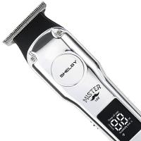 Máquina de Acabamento Profissional Mister Lizz Shelby 7000 RPM Lâmina Inox 5 Pentes Display Digital Prata - 2