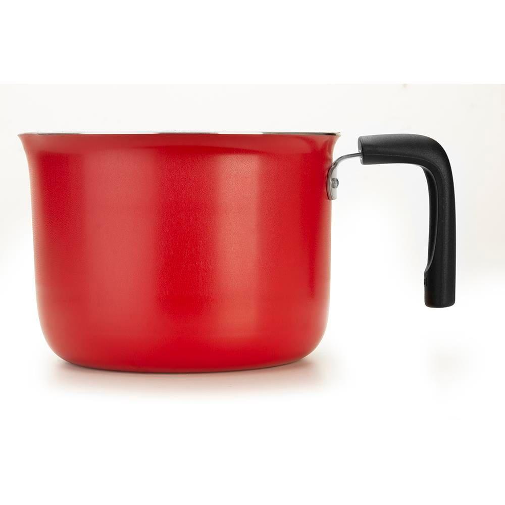 Leiteira Multiflon Gourmet 12cm Antiaderente 1,2L Vermelha - 2