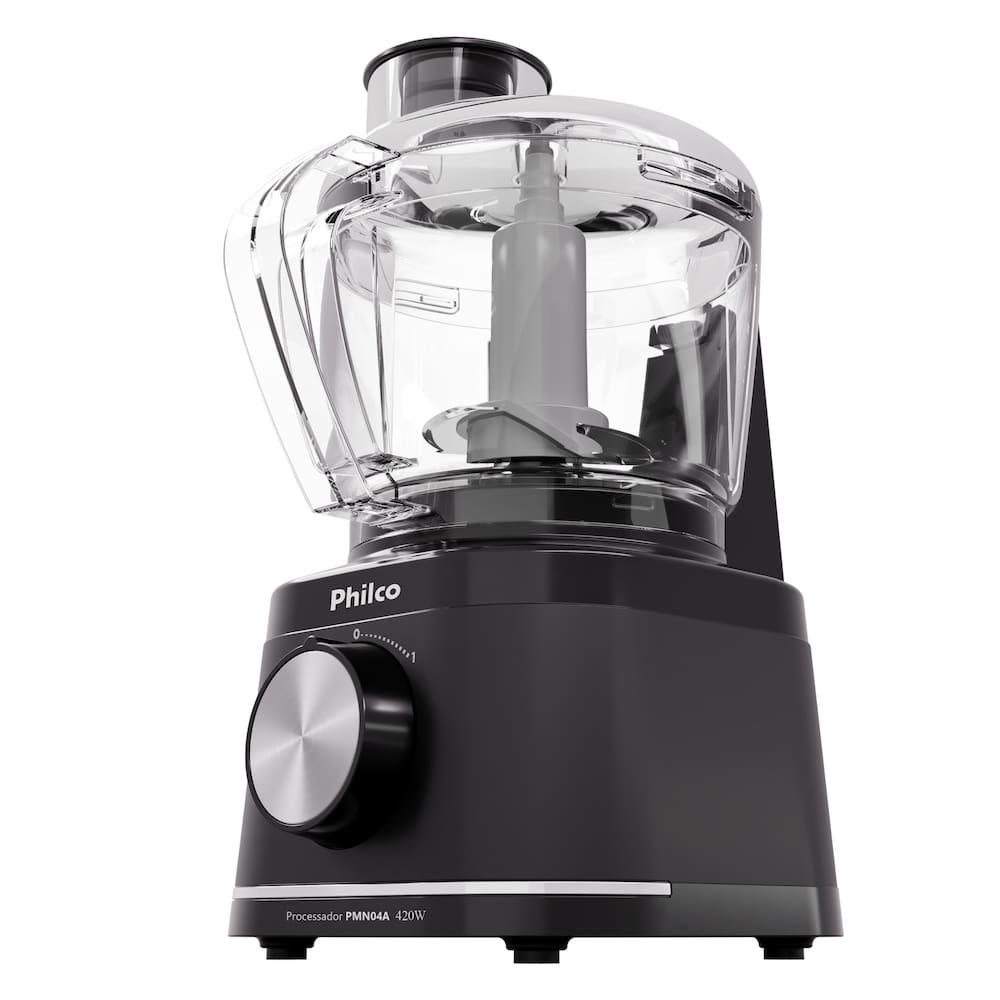 Processador de Alimentos Philco PMN04A 420W 500ml Trava de Segurança Preto - 7