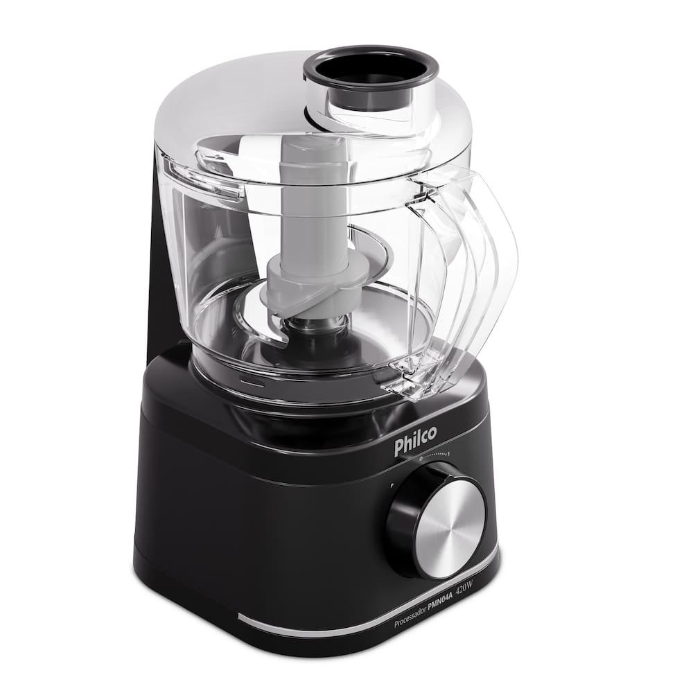 Processador de Alimentos Philco PMN04A 420W 500ml Trava de Segurança Preto - 9
