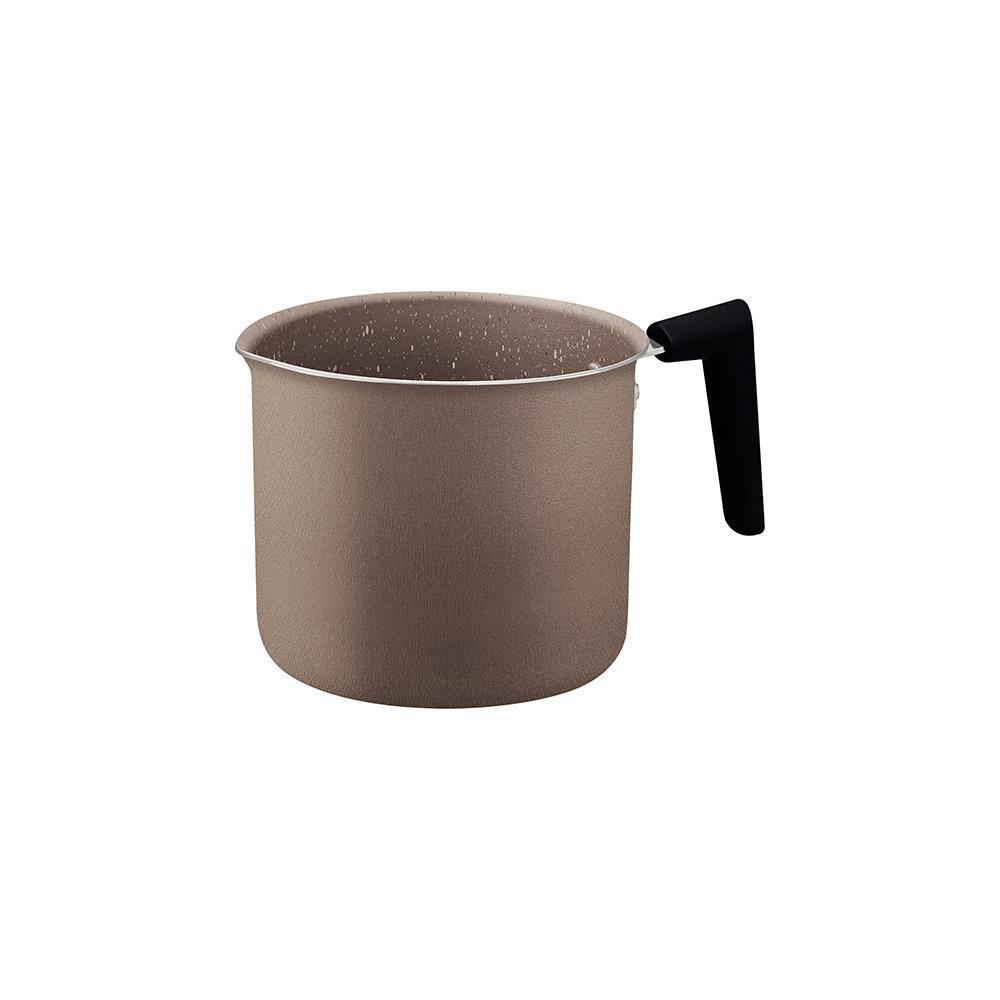 Fervedor Tramontina Milazzo 14cm Alumínio Antiaderente Starflon Max Soft-touch Amêndoa - 1