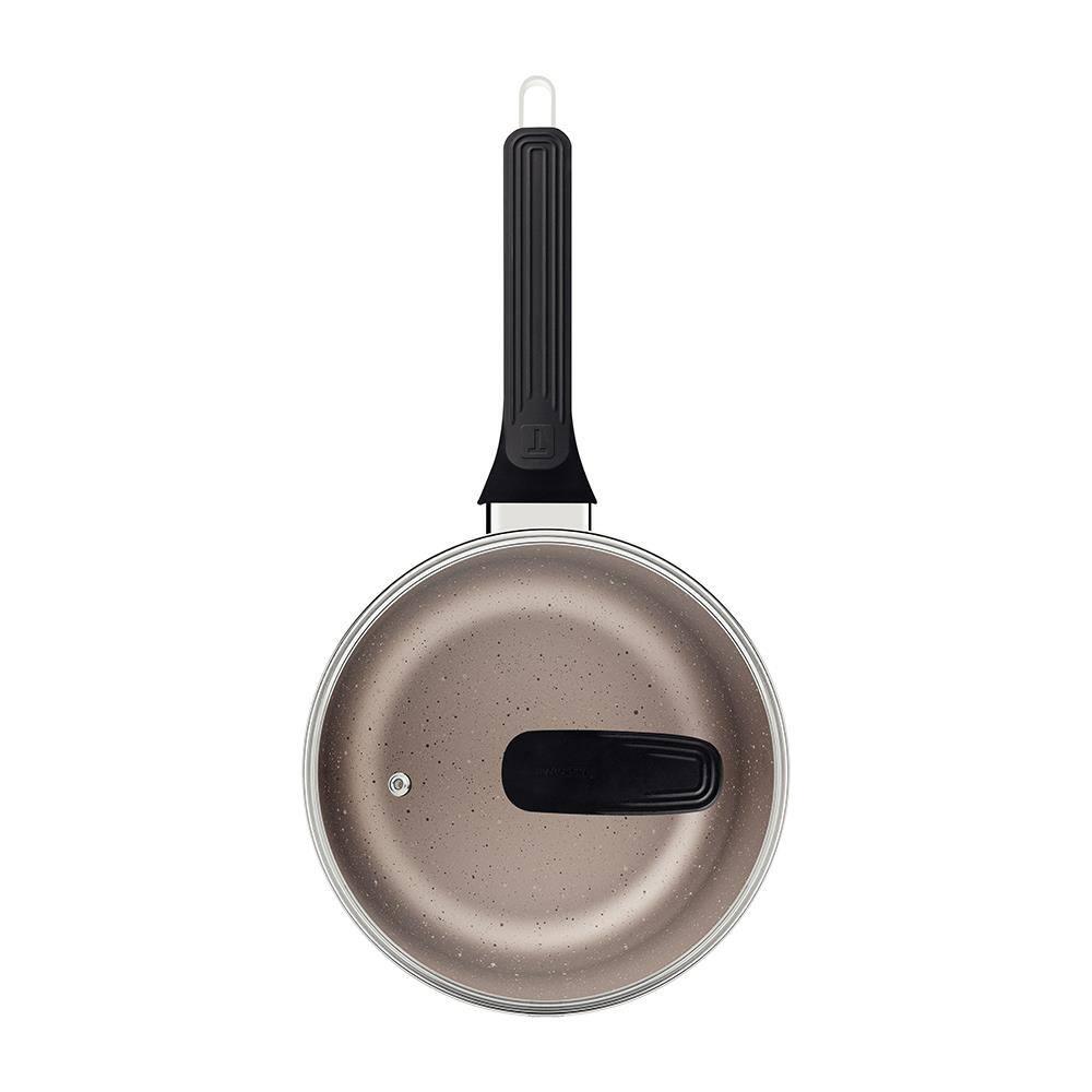 Panela Tramontina Milazzo 16cm Alumínio Antiaderente Starflon Max Soft-touch Amêndoa - 3