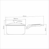 Panela Tramontina Milazzo 18cm Alumínio Antiaderente Starflon Max Soft-touch Amêndoa - 8