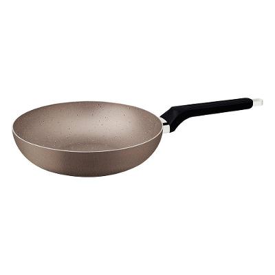 Frigideira Funda Tramontina Milazzo 24cm Alumínio Antiaderente Starflon Max Soft-touch Amêndoa