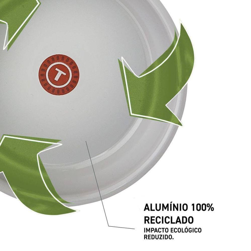Jogo de Panelas Tefal Recycled Ceramic 9 Peças Revestimento Cerâmico Antiaderente Verde - 3