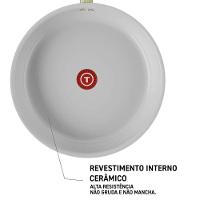 Jogo de Panelas Tefal Recycled Ceramic 9 Peças Revestimento Cerâmico Antiaderente Verde