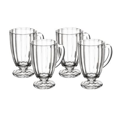 Conjunto 4 Taças para Cappuccino Wolff Classic 160ml Vidro com Design Transparente e Elegante