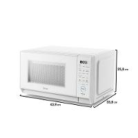 Micro-ondas Midea MHP20B MasterCook 20L 1050W Painel Touch Branco - 9