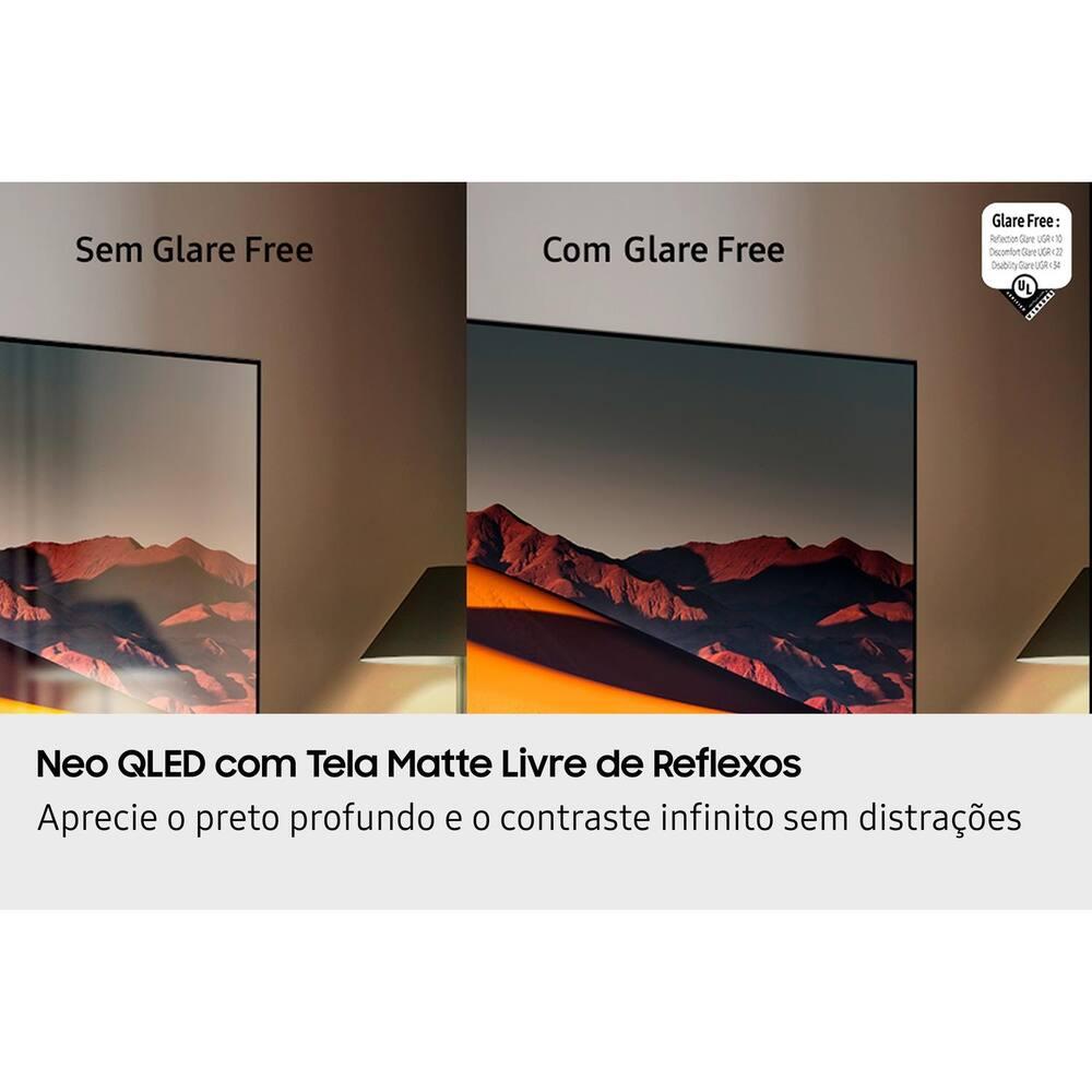 Smart TV 75" 8K Samsung Neo QLED Ultra QN75QN900FGXZD 120Hz Processador NQ8 AI Gen2 Preta Titan - 4