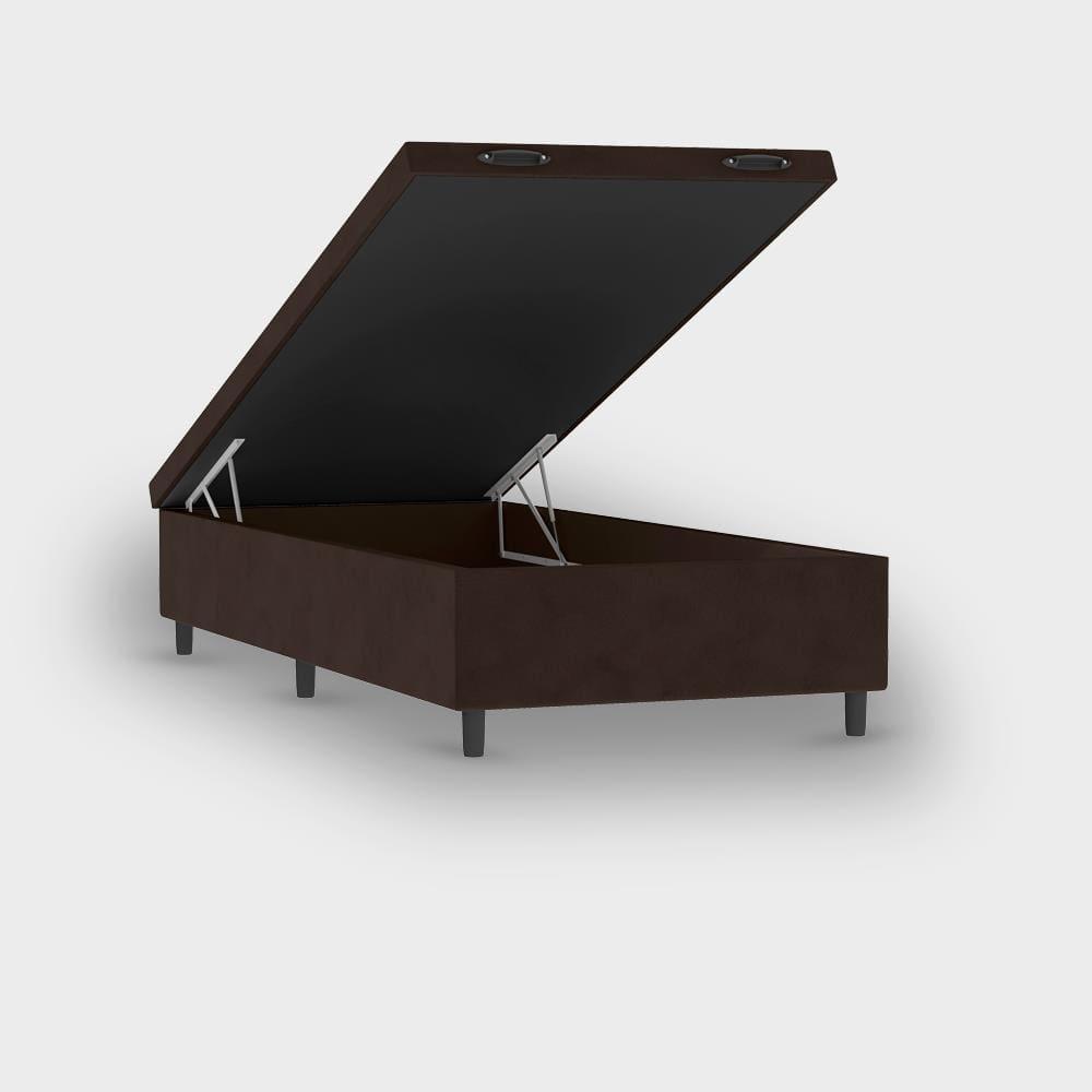 Cama Box Solteiro Portobel Noah 65x88x188cm Colchão Ortopédico Molas Ensacadas Box Baú Antiácaro - 5