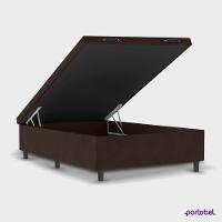 Cama Box Casal Portobel Noah 70x138x188cm Colchão Ortopédico Molas Ensacadas Box Baú Antialérgico - 5