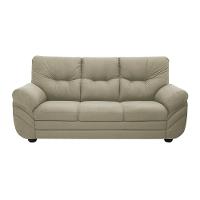 Sofá 3 Lugares Linoforte Francis com Almofadas Fixas e Revestimento em Suede 202 cm de Largura - 3