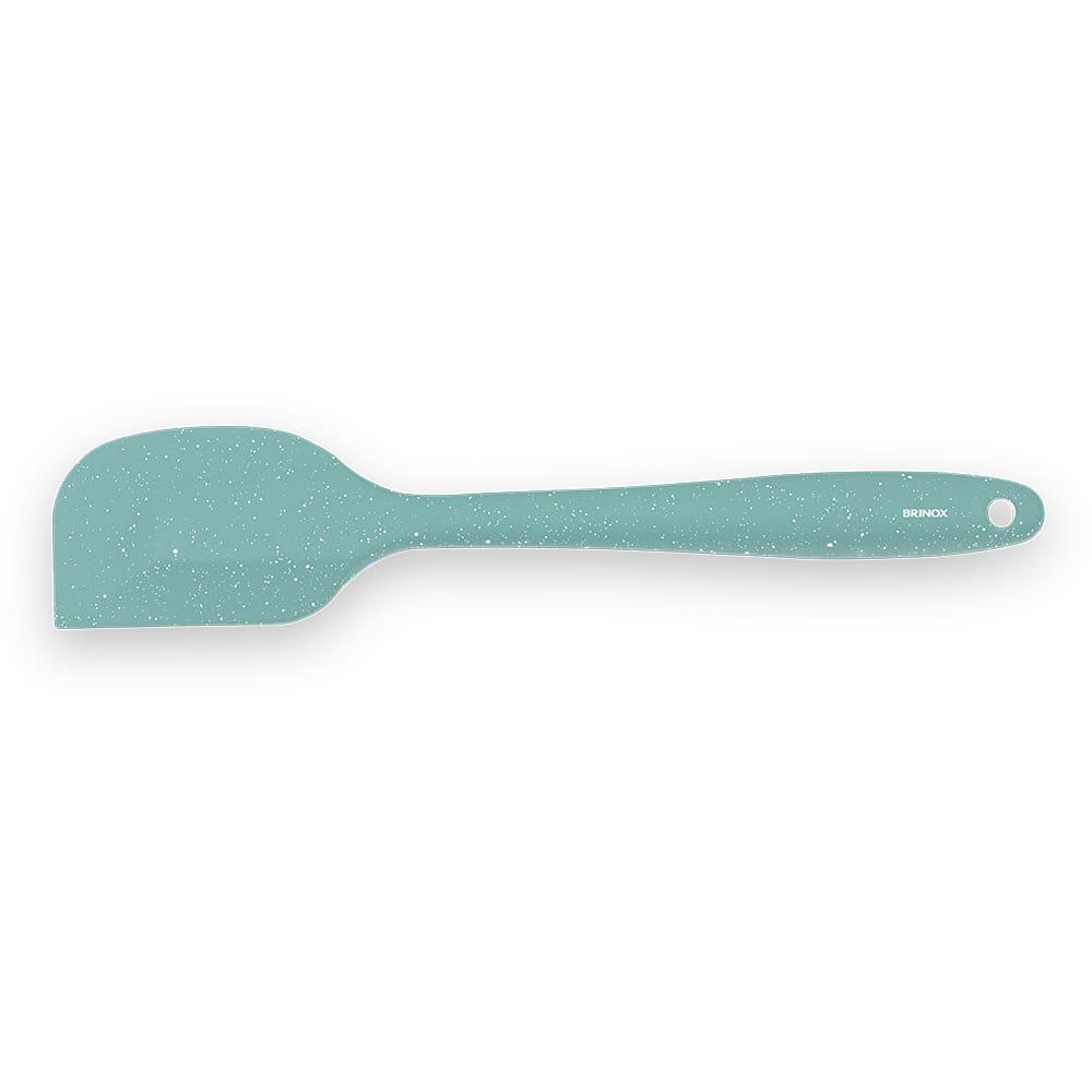 Espátula de Silicone Brinox Flex 28cm Resiste Alta Temperatura Verde - 1