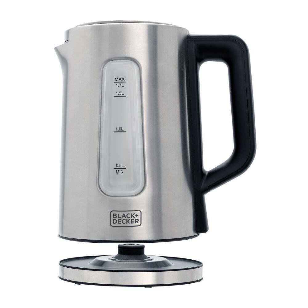 Chaleira Elétrica Black+Decker KEPG Gourmand Gris 1,7L Seletor de Temperatura LED Azul Inox - 5
