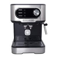 Cafeteira Espresso Black+Decker CE1100G Gourmand Gris 1100W Multifunções 1,5L Inox - 1