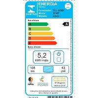 Smart TV 43” FHD Semp S42 LED Dolby Audio Google TV