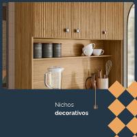 Cozinha Compacta Kits Paraná Style 6 Portas 1 Gaveta Ripado Freijó Puxador Inox Pés Reguláveis - 9