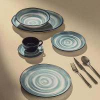 Aparelho de Jantar Oxford Oceânica 20 Peças Cerâmica Azul Esmaltada - 6