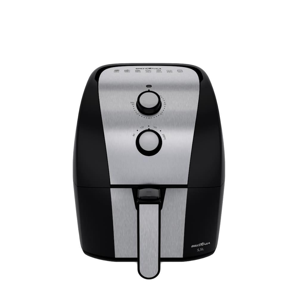 Fritadeira Elétrica Britânia BFR51 Gold 5,5L 1500W Air Flow Preta - 1