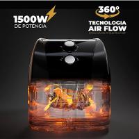 Fritadeira Elétrica Britânia BFR51 Gold 5,5L 1500W Air Flow Preta - 6
