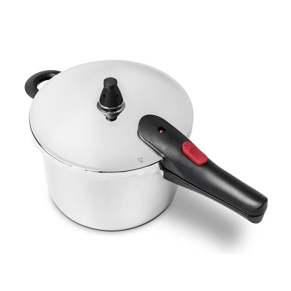 Panela de Pressão Brinox Ultra 6L Inox Fundo Triplo Antiaderente Indução - 1