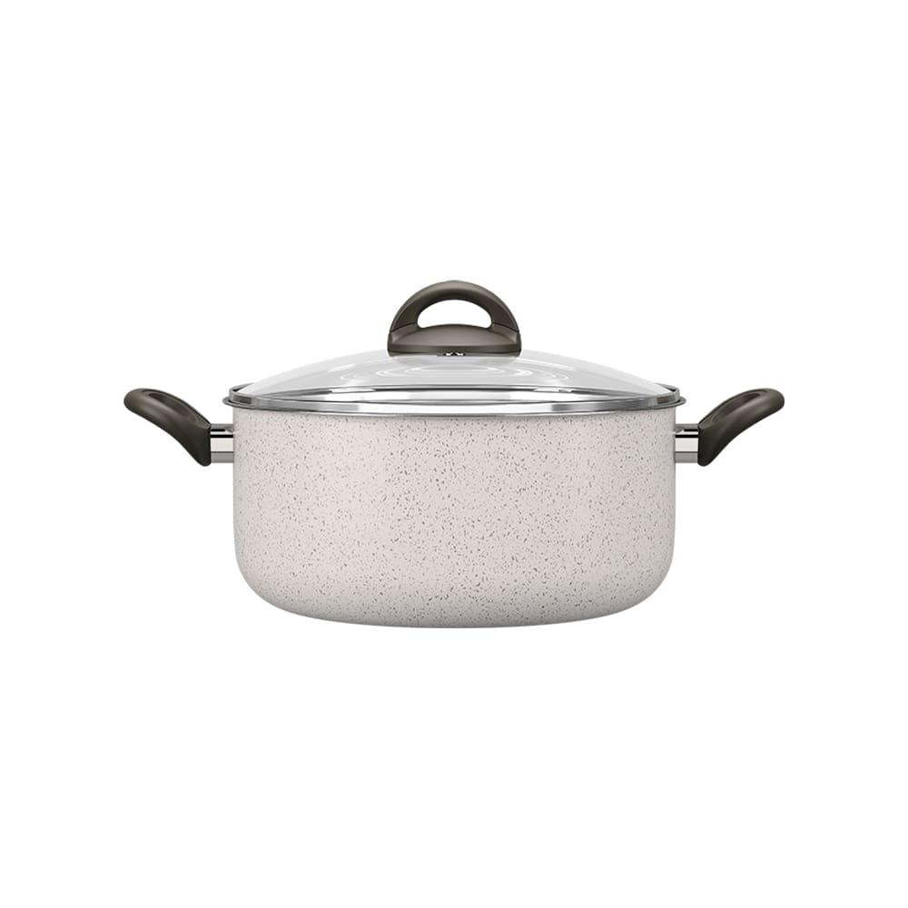 Caçarola Brinox Suprema 24cm Ceramic Life 4,5L Vanilla - 1