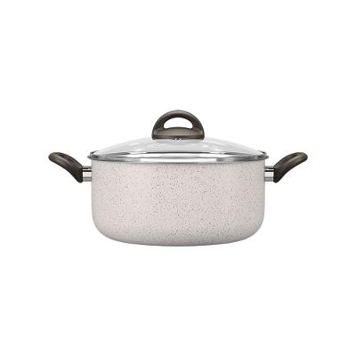 Caçarola Brinox Suprema 24cm Ceramic Life 4,5L Vanilla