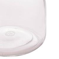 Pote de Vidro Lyor 190ml com Tampa de Rolha Removível e Design Charmoso