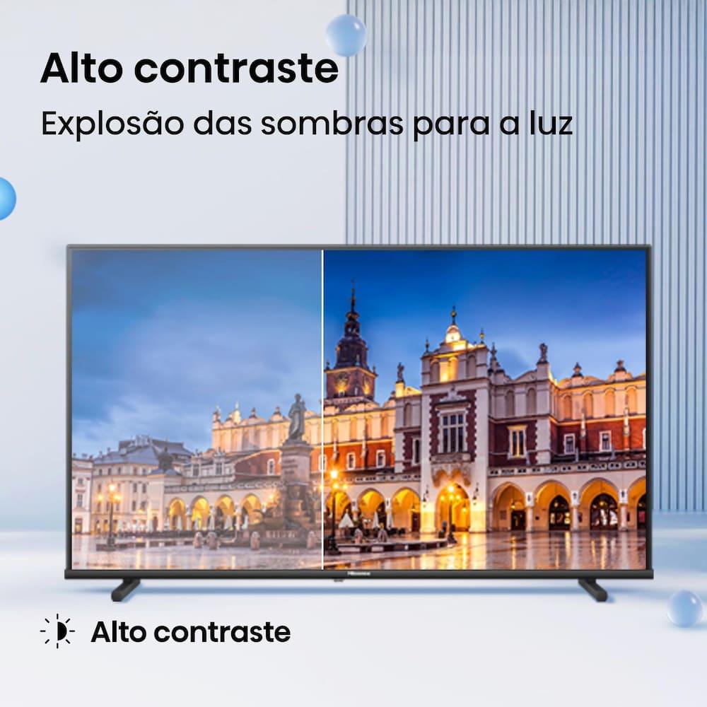 Smart TV 40” Hisense 40A4NV Full HD DLED DTS VirtualX Vidaa U9 Preto - 3