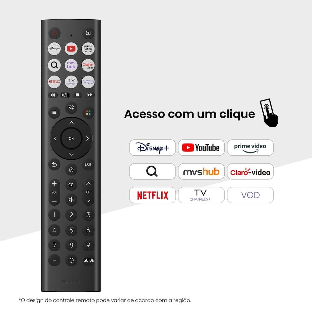 Smart TV 40” Hisense 40A4NV Full HD DLED DTS VirtualX Vidaa U9 Preto - 7