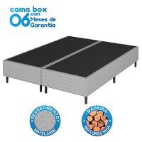 Base Cama Box Queen Size Umaflex Loreto A26 38x159x198cm Cinza - 2