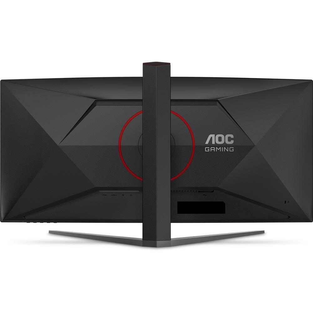 Monitor Gamer Curvo 34" LED AOC AGON U34G4C/57 Ultrawide QHD 180Hz 0,5ms Preto e Cinza - 6