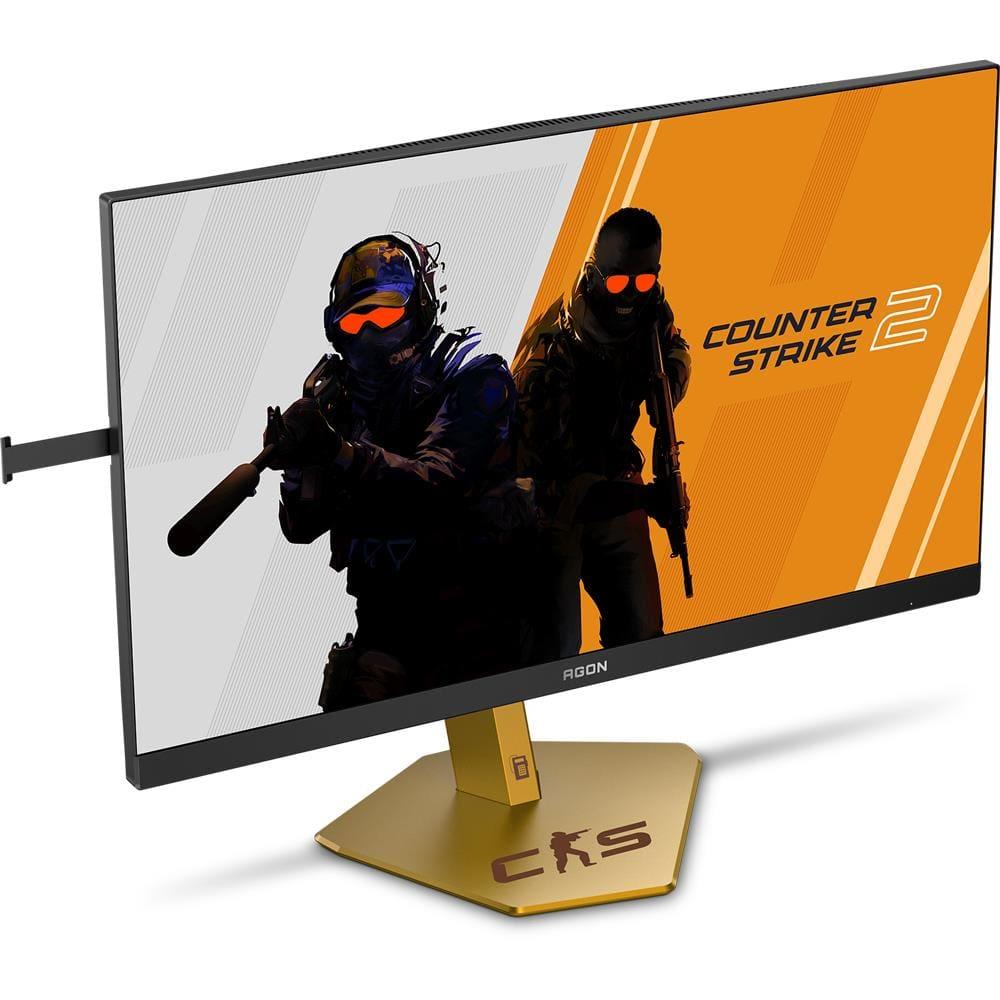 Monitor Gamer 24,1" LED AOC AGON Pro Counter Strike 2 CS25G/78 Full HD 610Hz Preto e Dourado - 2