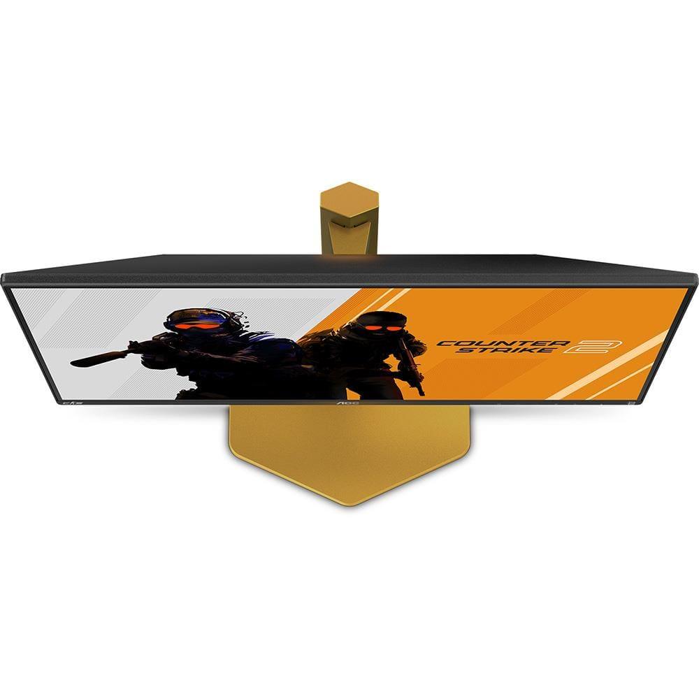 Monitor Gamer 24,5" LED AOC AGON Counter Strike 2 CS25G/78 Full HD 310Hz Preto e Dourado - 4