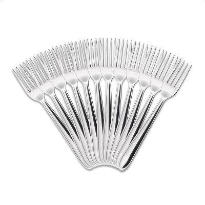 Conjunto de Garfos de Sobremesa Brinox Turim 12 Peças Design Moderno Aço Inox