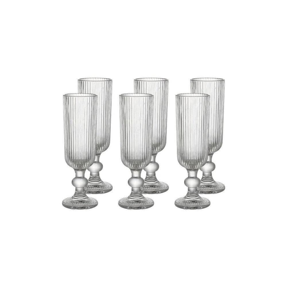 Conjunto de Taças para Espumante Brinox Haus Concept Reluz 150ml 6 Peças - 1