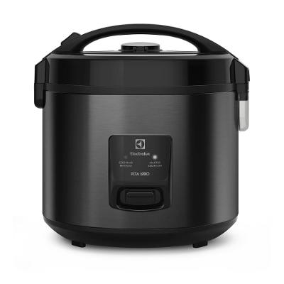Panela Elétrica Electrolux ERC30 Efficient 700W 2em1 Rita Lobo 3,5L Visor Glass Inox Preto