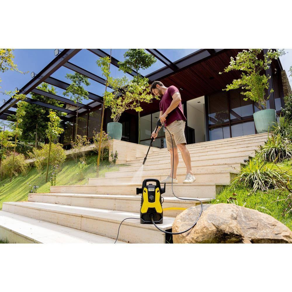 Lavadora de Alta Pressão Karcher Prática Black 1400W 1500 PSI Amarela - 4