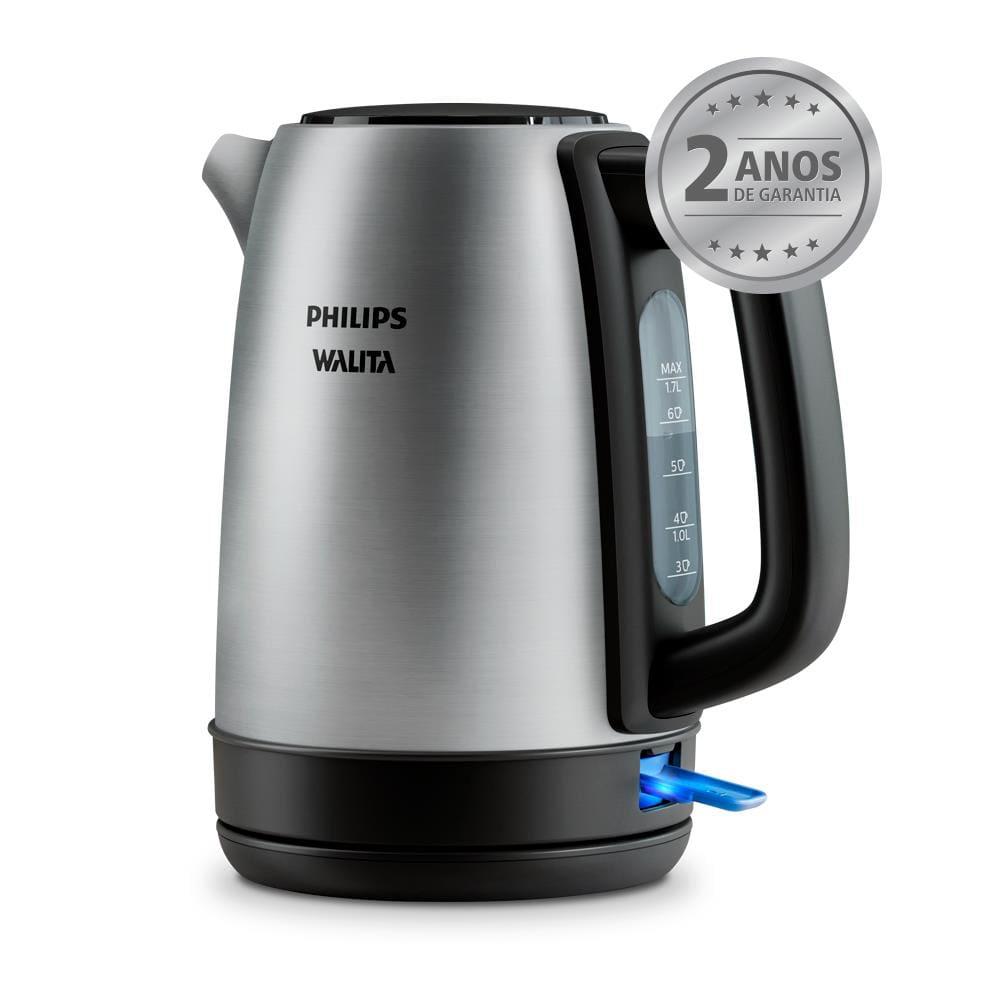 Chaleira Elétrica Philips Walita S3000 HD9350 1,7L Desligamento Automático Filtro Micromesh Inox - 2