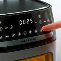 Fritadeira Airfryer Forno Philips Walita Oven AI551 12L 1900W Painel Touch 10 Funções Inox