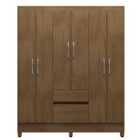 Guarda-Roupa Casal Bartira New Brusque 6 Portas 2 Gavetas Pintura UV - 2