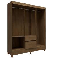 Guarda-Roupa Casal Bartira New Brusque 6 Portas 2 Gavetas Pintura UV - 5