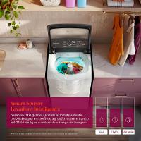 Máquina de Lavar Brastemp BWF14AB 14kg Smart Sensor Ciclo Tira Mancha Cesto Inox Branca - 9