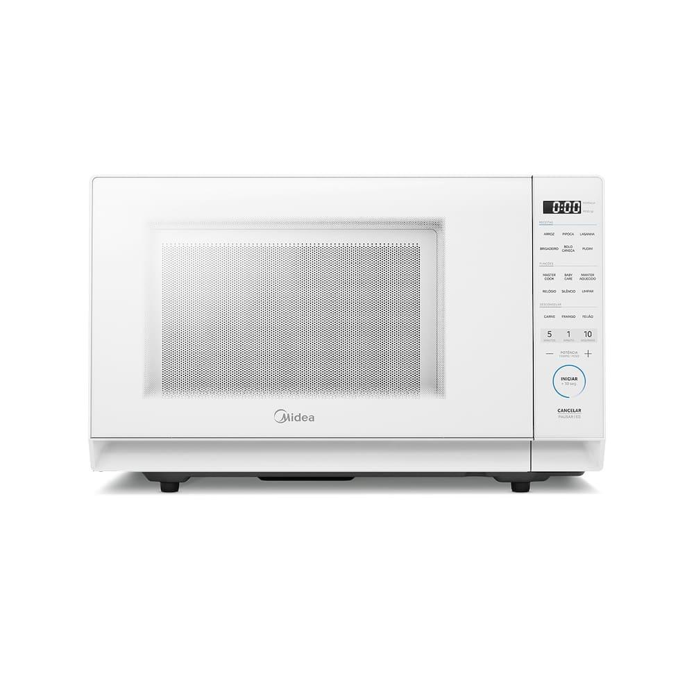 Forno Micro-ondas Midea MasterCook MHP35B 35L MasterClean 10 Níveis de Potência Branco - 1