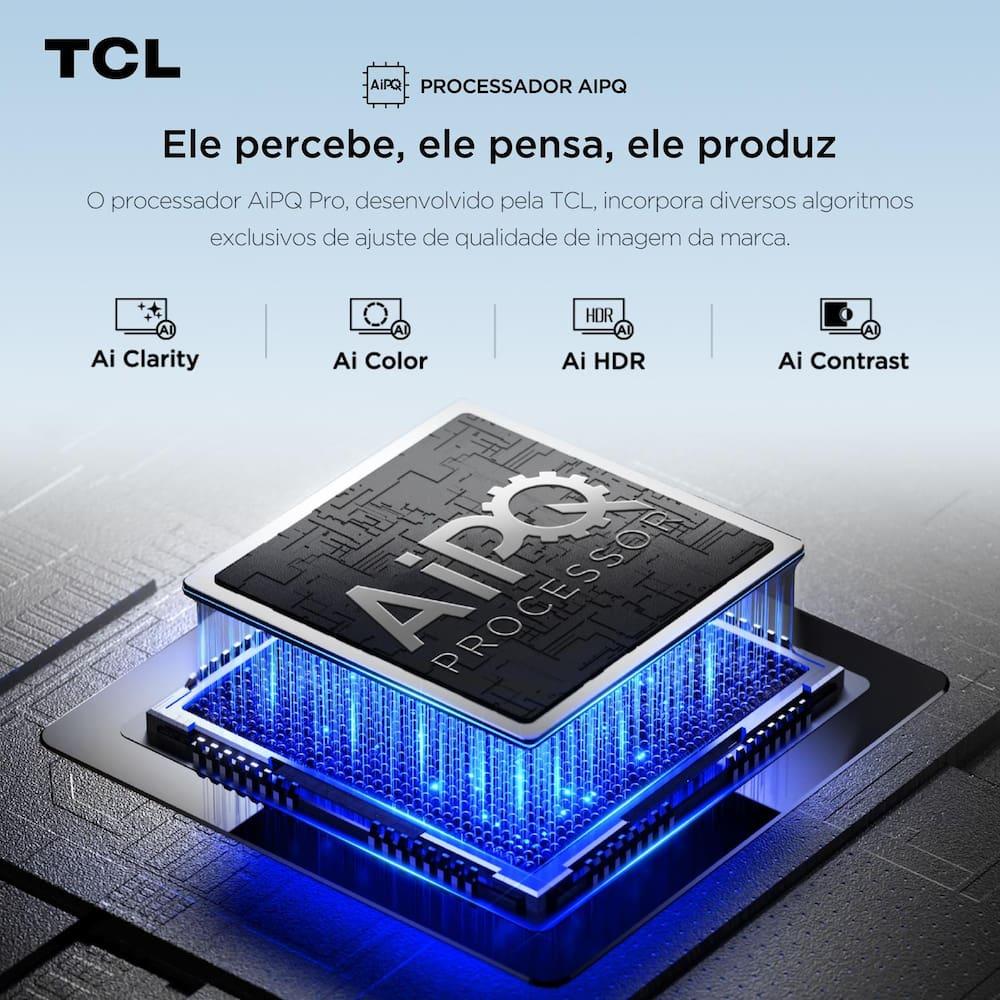 Smart TV 75" 4K TCL 75P6K Google TV HDR10+ Processador AiPQ - 4